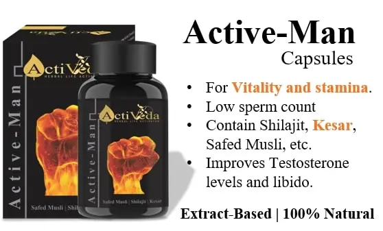 Active-Man capsules for all Male problems