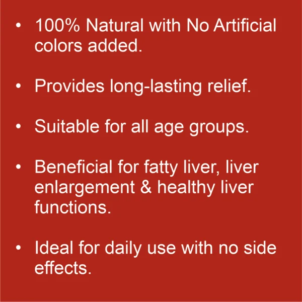 Benefits of herbal liver tonic